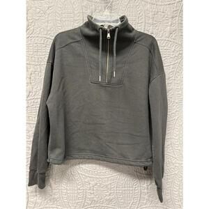 DSG  Sportswear Fleece Cropped Hoodie, Womens,‎ Size M Black